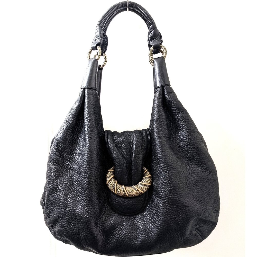 Cole Haan Alison Patchwork Leather Satchel/ Hobo Bag